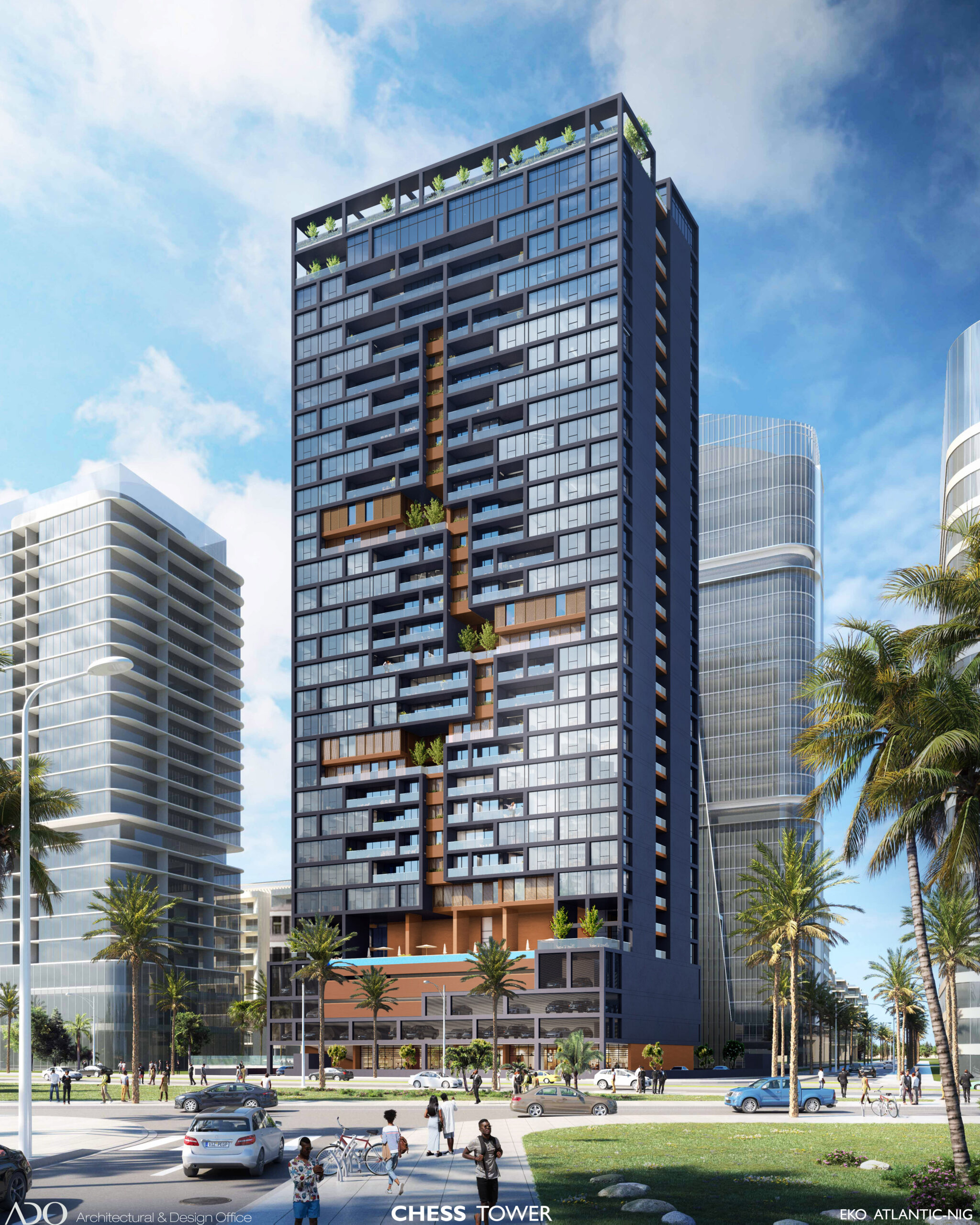 Chess Tower Exterior